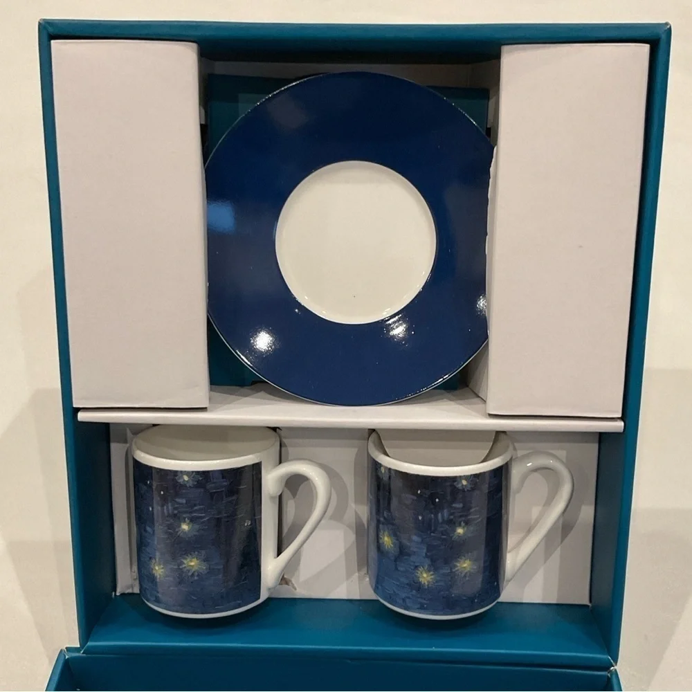 de Young Museum Tea Cup Set Van Gogh, Gauguin, Cezanne and Beyond Starry Night